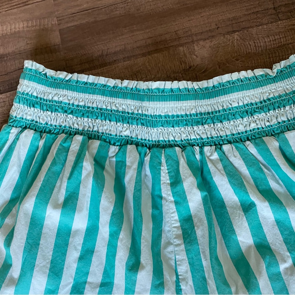 Striped Teal and White Shorts size S - Picture 5 of 10